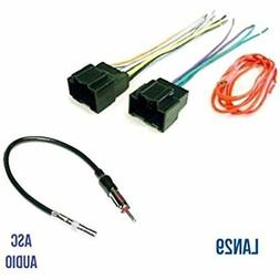 Car Stereo Radio Wire Harness Plug And Antenna Adapter For S