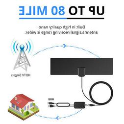 Digital TV Antenna 1080 Europe Long Range HDTV Indoor 80 Mil